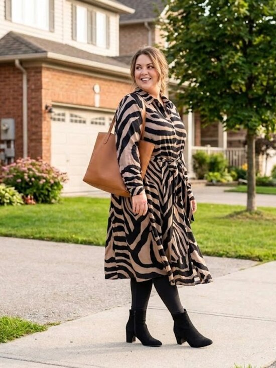 DG2 by Diane Gilman Dresses & Skirts - ⭐️Host pick⭐️DG2 animal print dress  with hidden front button closure